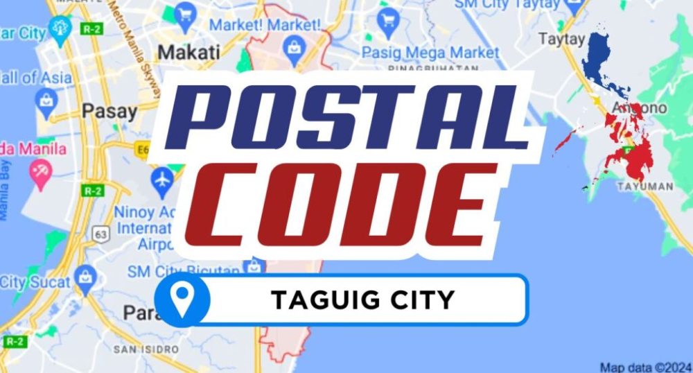 taguig city metro manila zip codes