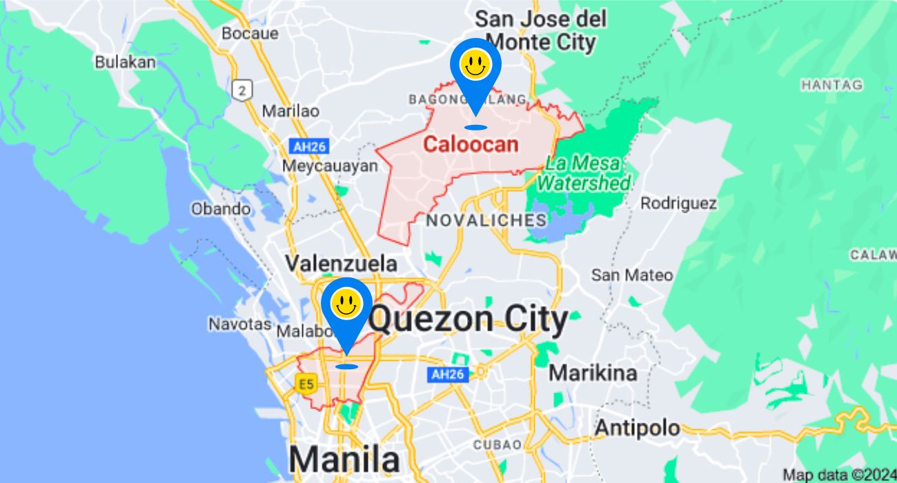 Caloocan City Metro Manila Zip Code Map