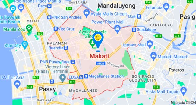 Makati City Metro Manila Zip Code Map