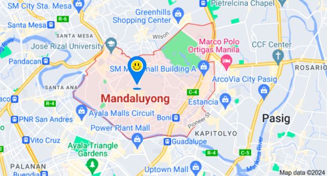 Mandaluyong City Metro Manila Zip Code Map