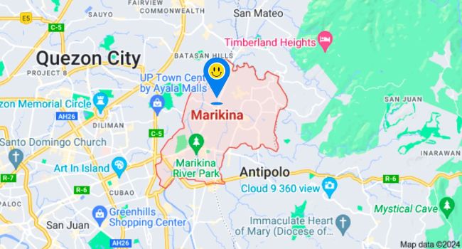 Marikina City Metro Manila Zip Code Map