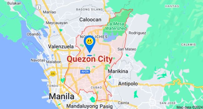 Quezon City Metro Manila Zip Code Map