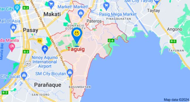 Taguig City Metro Manila Zip Code Map