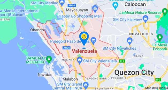 Valenzuela City Metro Manila Zip Code Map