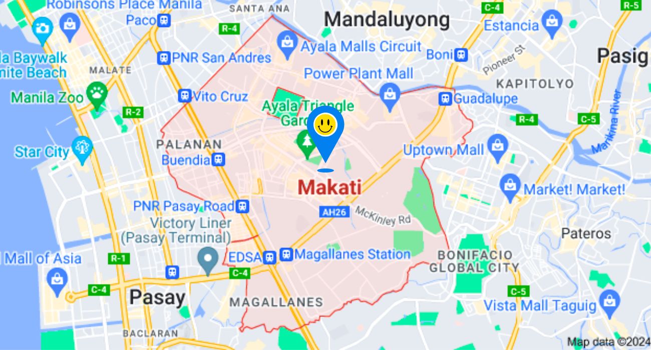 Makati City Metro Manila Zip Code Map