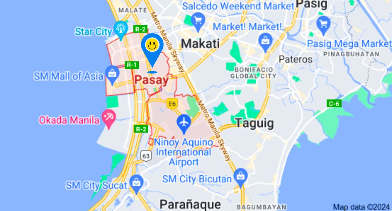 Pasay City Metro Manila Zip Code Map