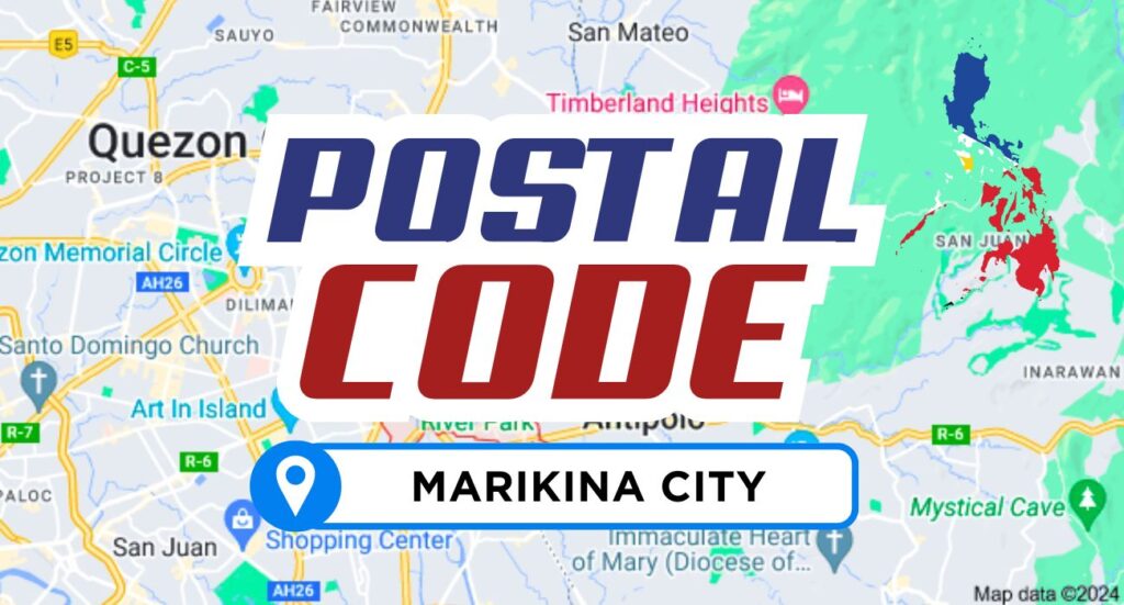 marikina city metro manila zip codes