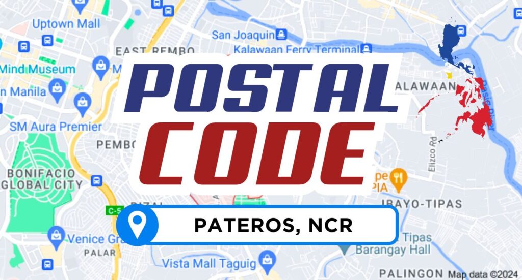 pateros zip metro manila codes