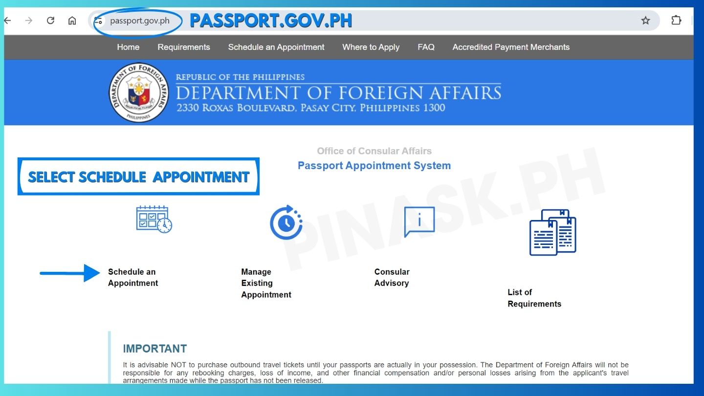 DFA Passport Online Appointment Guide