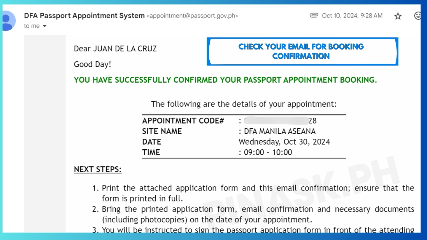 DFA Passport Online Appointment Guide