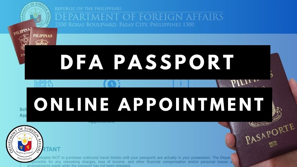 DFA Passport Online Application