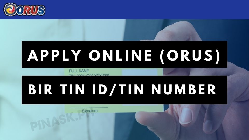 BIR TIN ID ID NUMBER