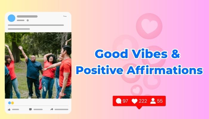 Instagram captions - Good Vibes & Positive Affirmations Instagram captions - Good Vibes & Positive Affirmations
