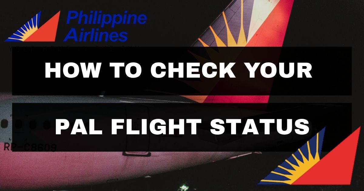 how to check you philippine airlines pal flight status